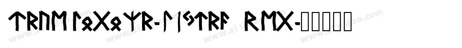 TrueLogoJr-Extra Reg字体转换